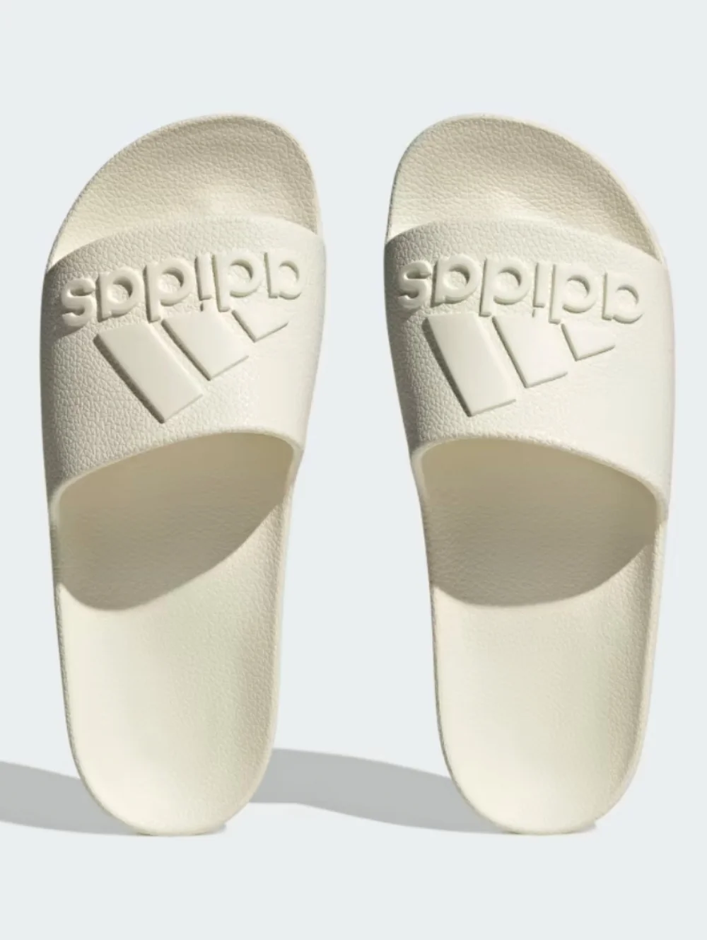 Adidas Adilette Aqua Slides Off White Size 10 NIB